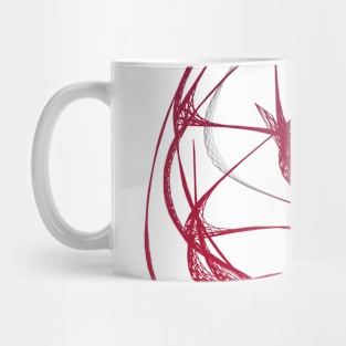 crazy spikes red Mug